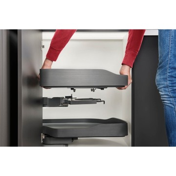 Nerka HAFELE Trigon front 500 mm kosz półka prawy biały do szafki 1000 mm