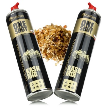 FRESHTEK ONE SHOT ODŚWIEŻACZ NEUTRALIZATOR KASHMIR 600ML, 2 sztuki