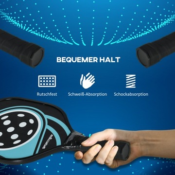 Rakiety do Pickeball, Zestaw rakiet do pickleballa: 4 rakiety i 4 piłki