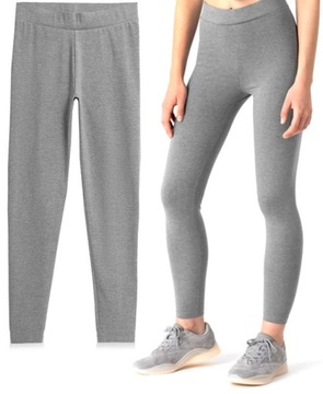 LEGGINSY SPORTOWE DAMSKIE 4F GETRY BAWEŁNIANE DO BIEGANIA TRENINGOWE DŁUGIE