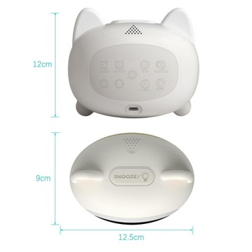 Цифровые будильники со светодиодной прикроватной лампой RGB Clock Dual Children