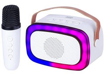 GŁOŚNIK BEZPRZEWODOWY BLUETOOTH dzieci PRZENOŚNY mikrofon karaoke PREZENT