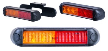 Lampa zespolona tylna LED Wąska pozycja stop kierunek 12/24V IP68 LZD 2964