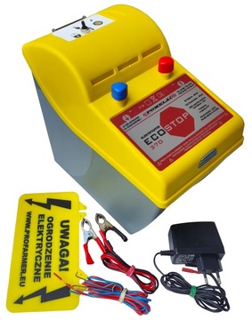 Elektryzator uniwersalny pastuch elektryczny na baterię 9V akumulator 12V