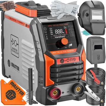 SPAWARKA INWERTEROWA INWERTOROWA MMA TIG 340A Majster Polska DIGITAL+ZESTAW