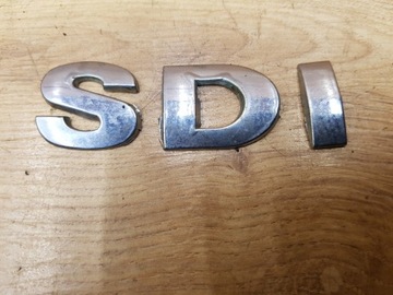 ZNAK ZNAKY LOGO NÁPIS KOMPLET VW BORA SDI