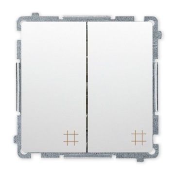 ŁĄCZNIK KRZYŻOWY PODW BIAŁY SIMON BASIC