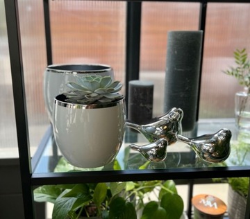 КЕРАМИЧЕСКАЯ КРЫШКА ДЛЯ ЦВЕТОЧНОГО ВАЗОНА, ОТДЕЛКА БЕЛОГО ШАРА