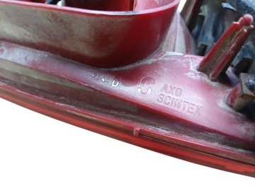 PEUGEOT 607 2004 SVĚTLA ZADNÍ KRYT KUFRU