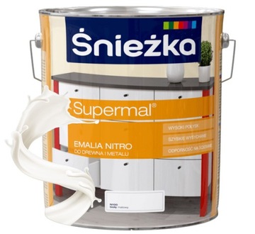 Śnieżka Emalia Nitro biała N100 matowa 10L