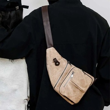 PU Leather Trendy Crossbody Bag Adjustable Strap Anti Theft Travel Bag Casu