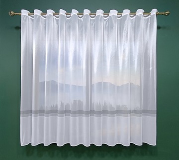 ГОТОВАЯ ШТОРА С ЛЮСНЯМИ, ЖАККАРДОВАЯ БЕЗ ГЛАЖКИ, С ПОВОРОДОМ 300х160