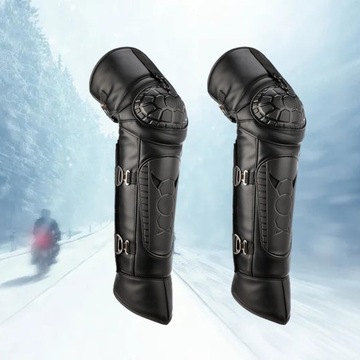 Zimowe ciepłe nakolanniki motocyklowe Trwałe, ciepłe pokrowce na legginsy w stylu F