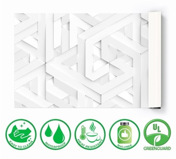 Mata ochronna na biurko 120x60 abstrakcja pasy