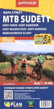 Mapa - MTB Sudety 160 000