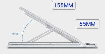 Подставка VAZIO Складная алюминиевая СЕРЕБРЯНАЯ подставка для MacBook iPad (N29-5-S)