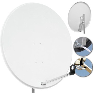 ANTENA SATELITARNA CZASZA INVERTO 100CM 4K FULL HD