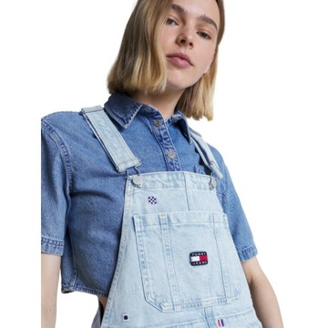 TOMMY HILFIGER SUKIENKA DAMSKA DUNGAREE JEANS r.S