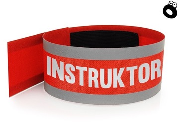 Светоотражающая повязка-инструктор для тренера