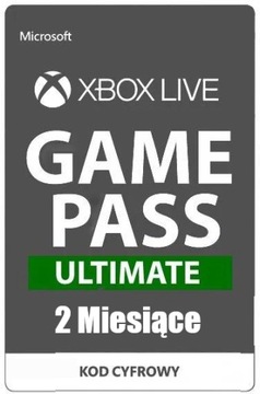 XBOX GAME PASS ULTIMATE 2 MIESĄC 60 DNI EA PLAY + LIVE GOLD + CORE