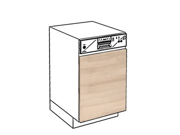 ecoModel Front do zmywarek FZ 45A Dąb Sonoma Jasna
