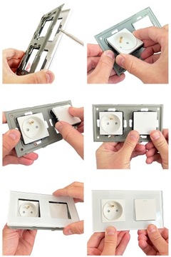 Модуль розетки Розетка со штырьком для рамок MIUUN