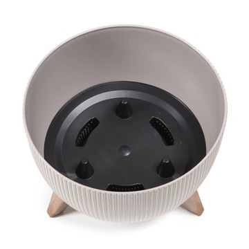 Декоративный цветочный горшок на НОЖКАХ, современный для интерьера НАБОР из 2 ЦВЕТОЧНЫХ ГОРШКОВ со ВСТАВКОЙ