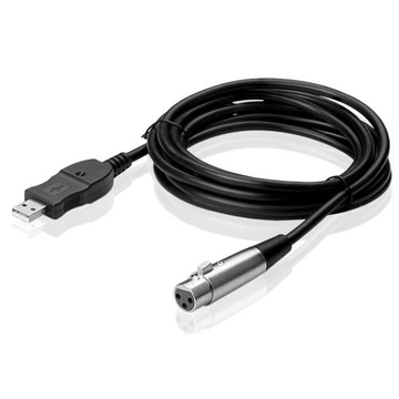 Микрофонный интерфейсный кабель XLR для USB-ПК, 3 м