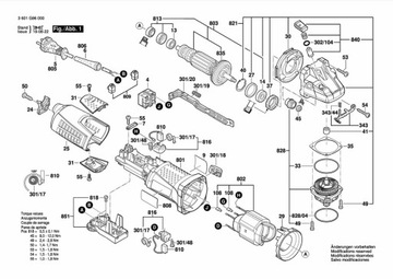 BOSCH regulator elektronika szlifierki GWS15 GWS17
