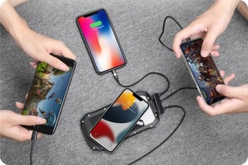 СОЛНЕЧНЫЙ POWERBANK С ИНДУКТИВНОЙ ЗАРЯДКОЙ 33500 мАч