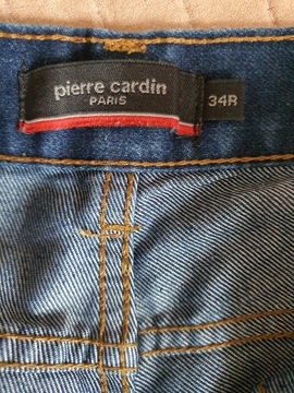 ДЖИНСЫ МУЖСКИЕ PIERRE CARDIN 34R C. СИНИЕ.