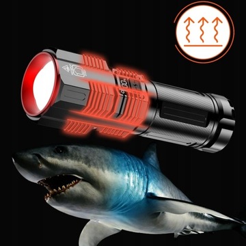 ОЧЕНЬ ЯРКИЙ ТАКТИЧЕСКИЙ СВЕТОДИОДНЫЙ ФОНАРЬ 50000лм ВОДОНЕПРОНИЦАЕМЫЙ USB