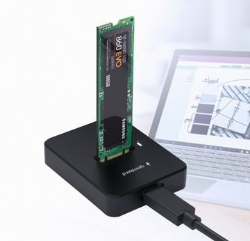 Док-станция для накопителей Gembird DD-U3M2 M.2 SATA и NVME USB-C