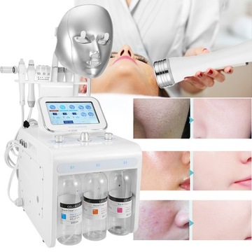 220 В 8 в 1 впрыске кислорода и водорода с малым пузырьком RF ультразвуковой QS