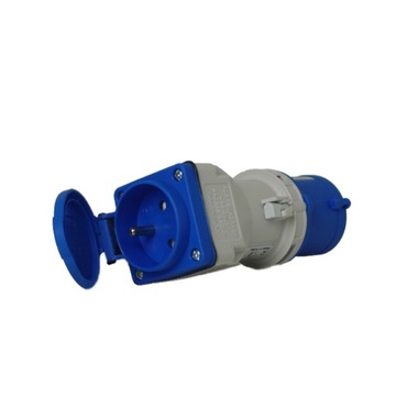 Кемпинговый адаптер CEE 16А на 230В французской системы