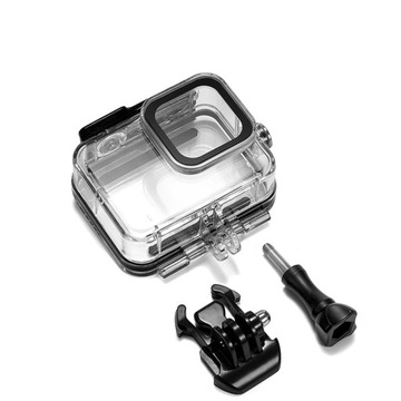 Подводный корпус, водонепроницаемый чехол 60 м для камер GoPro Hero 12, 11, 10, 9, черный