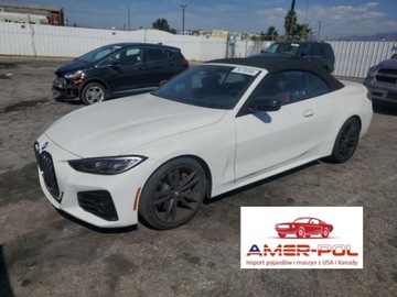 BMW Seria 4 G22-23-26 2021 BMW Seria 4 BMW 430i Kabriolet, od ubezpieczalni 2.0 Benzyna 255KM