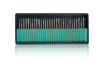 Zestaw frezów diamentowych 30 szt manicure pedicure