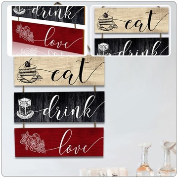 Деревянный настенный знак, украшение стены кухни фермерского дома