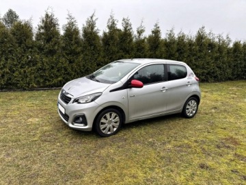 Peugeot 108 1.2 VTi 82KM 2016 Peugeot 108 1,2 PureTech 82KM 5D Klima 87.000km FV, zdjęcie 9