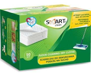 SMART clean Ściereczki do odkurzania podłóg 50szt