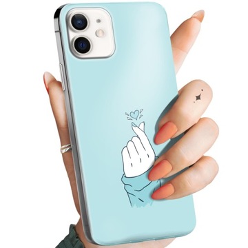 ETUI DO IPHONE 12 MINI WZORY NIEBIESKIE BLUE BLAU OBUDOWA POKROWIEC CASE