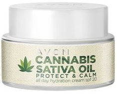 AVON Krem na Dzień Kojący z Olejem Konopnym 50 ml