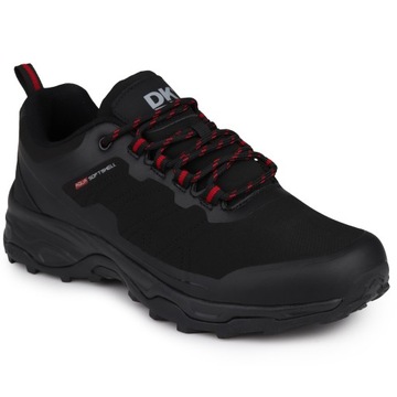 Buty męskie trekkingowe DK FALER BLK/RED AQUA SOFTSHELL