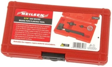 ZESTAW PRASKA PRASA PRZYRZĄD DO ZARABIANIA PRZEWODÓW HAMULCOWYCH RUREK