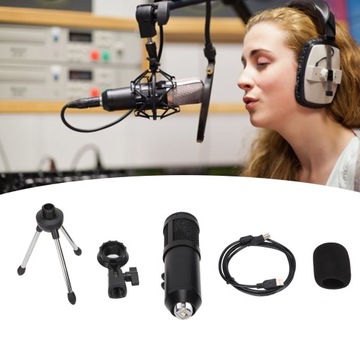 USB-микрофон e102, 192 кГц/24 бит, компьютерный конденсаторный микрофон со штативом f