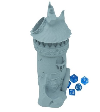 Каменная башня для игры в кости - Dice Tower Светло-серый