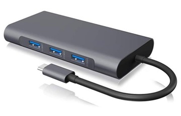HUB USB-C Адаптер HDMI 11 в 1 4K VGA Gigabit Ethernet Разъем RJ45 SD VGA M1 M2