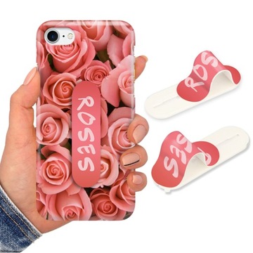 ETUI DO iPHONE 7 + UCHWYT KOLOROWE WOMAN Mix Wzory