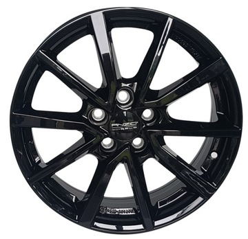 4× DISK HLINÍK ANZIO VEC ČERNÁ 6.5" X 17" 5X114.3 ET 30